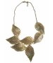 Винтидж колие с ефектни листа, снимка 2