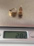 Златни обеци бг от едно време 2.82гр 14к, снимка 5