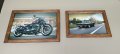 Картини Harley Davidson и Dodge charger , снимка 1 - Картини - 39534019