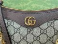 Оригинална Ophidia Гучи Чантичка Кожа Чанта за Рамо Синджир Gucci, снимка 6