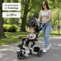 Детска триколка 4 в 1 с въртяща се седалка 360°, сенник и родителски контрол, снимка 1