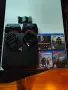 Sony PlayStation 4 Pro + 2 Dualshock + 4 игри, снимка 1