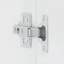 vidaXL Кухненски стенен шкаф Porto, бял, инженерно дърво, снимка 9