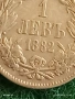 Сребърна монета 1 лев 1882г. Княжество България Княз Александър първи за КОЛЕКЦИЯ 40538, снимка 2