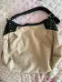 ОРИГИНАЛ DKNY, DONNA KARAN NEW YORK, УНИКАЛНА ГОЛЯМА МЕКА ЧАНТА, текстил и 100% естествена кожа, снимка 4