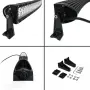 Извит LED бар 180W 80 см, снимка 5