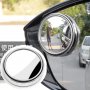 360 градуса регулируемо огледало за задно виждане-за слепи точки за кола-автомобил, снимка 1 - Аксесоари и консумативи - 33951256