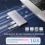 CreaBivotion USB C хъб, 8 в 1 адаптер, докинг станция за лаптоп с HDMI, SD/TF, 4 USB 3.0 порта, снимка 4