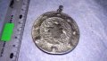 ЕФЕКТЕН ГОЛЯМ СРЕБРИСТ СТИЛИЗИРАН МЕТАЛЕН МЕДАЛЬОН в СТАРИНЕН СТИЛ 34512, снимка 8