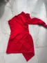 Дамска червена рокля с едно рамо, снимка 5