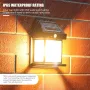 4 броя Външни слънчеви LED стенни лампи със сензор за движение SIWMER, снимка 2