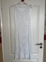 фабрично плетена  бяла дълга елегантна рокля миди midi дължина , снимка 2