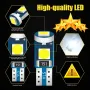 10 бр. малки габаритни крушки за арматурно табло T5 3SMD LED супер ярък 3030 LED вътрешно осветление, снимка 7