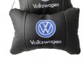 възглавнички за автомобил VW бродирани Кожа 2 броя, снимка 2