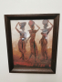 Африканска картина, снимка 1 - Картини - 36419285