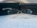 Chrome Hearts full metal chicken прозрачни мъжки слънчеви очила, снимка 5