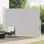 vidaXL Прибираща се дворна странична тента, 200x314 см, сива, снимка 2