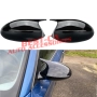 Капаци за огледала със щипки черен пиано лак Batman Style подходящи за BMW E81 E82 E87 E88 E90 E91, снимка 1