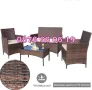 Градински ратанов комплект 4 части /маса, диван и 2 фотьойла/, снимка 2