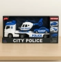 Автовоз с полицейски коли и хеликоптер, "City Police Transporter", снимка 3