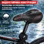 Гелова седалка за велосипед LUTA с LED стоп, Мемори пяна, Ергономична, Универсална, снимка 8