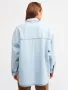 Дънкова риза,  яке , високо качество,  цвят бледосин , снимка 4