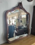 Голямо кристално огледало с дърворезба, снимка 2