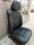 Седалка BMW E60 E61 Шофьорска черна кожена седалка за БМВ Е60 Е61 BMW E60 E61 кожен салон, снимка 3