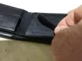 Малко компактно портфейлче за пари ститинки и три карти естествена кожа 100х70мм, снимка 7
