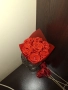 Букет от червени брокатени рози, снимка 2