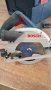 Ръчен Циркуляр BOSCH GKS 55 + G + FSN 160 Линеал, снимка 5