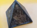 пирамида старинна бронз с инкрустации, снимка 7