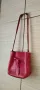 Червена чанта от естествена кожа , снимка 3