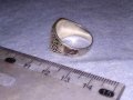 ВЕЛИКОЛЕПЕН МАСИВЕН СРЕБЪРЕН ХУДОЖЕСТВЕНО ОРНАМЕНТИРАН АРТ ПРЪСТЕН ВИСОКА ПРОБА СРЕБРО с НИЕЛО 38740, снимка 9