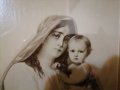 стара картина дева мария с младенеца, снимка 7