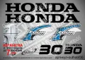 HONDA 90 hp Хонда извънбордови двигател стикери надписи лодка яхта, снимка 11