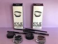 5 ЛЕВА ‼️ Комплект 3в1 на KYLIE ™️  Молив + гел + четка ✔️ Черен цвят 🖤 , снимка 5