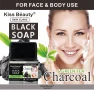 Сапун с активен въглен и зелен чай Black Soap, снимка 1