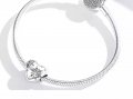 Талисман за гривна Пандора сърце със снежинки Snowflake Love сребро s925 модел 005, снимка 8