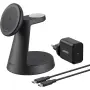 Anker Ultra Compact 3-in-1 Qi2 Wireless Charging Stand-безжично зарядно-стойка за телефон и Apple , снимка 1