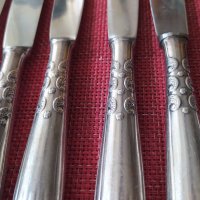 Сребърни прибори лъжици лъжички ножове , снимка 8 - Антикварни и старинни предмети - 39903473