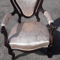 Кресла антикварни-2бр., снимка 8 - Дивани и мека мебел - 36306160