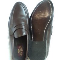 Мъжки обувки от солиден телешки бокс,размер 81/2UK,тъмно кафяви, снимка 7 - Официални обувки - 40894232