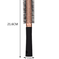 Антистатична кръгла четка за оформяне на къдрици, снимка 3 - Аксесоари за коса - 44760255