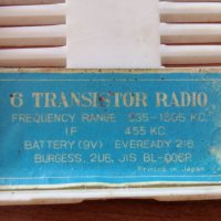 Ретро японско радио AM, снимка 6 - Радиокасетофони, транзистори - 35943177