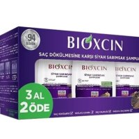 Комплект шампоани Bioxcin, против косопад, с екстракт от черен чесън, 3 х 300 мл, снимка 1 - Продукти за коса - 41371834