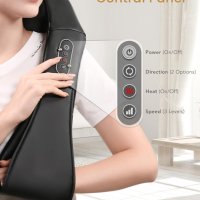 Масажор Shiatsu  Neck and Back Massager with Soothing Heat,Ново, снимка 2 - Масажори - 44298024