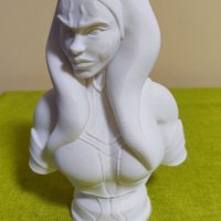 Ahsoka - Star Wars 3D printed toy (unpainted), снимка 1 - Художествена литература - 42261726