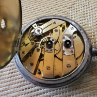 Старинен сребърен часовник , снимка 4 - Антикварни и старинни предмети - 36481255