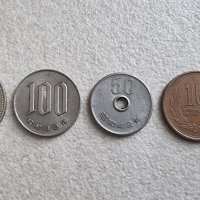 Монети. Япония. 1 ,10 ,50 ,100 и 500 йени . 5 бройки., снимка 1 - Нумизматика и бонистика - 41625000